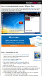 Mobile Screenshot of convertiplayer.com