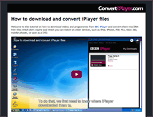 Tablet Screenshot of convertiplayer.com